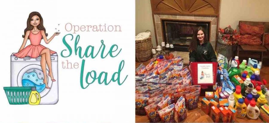 Maggie Leach with Operation Share the Load