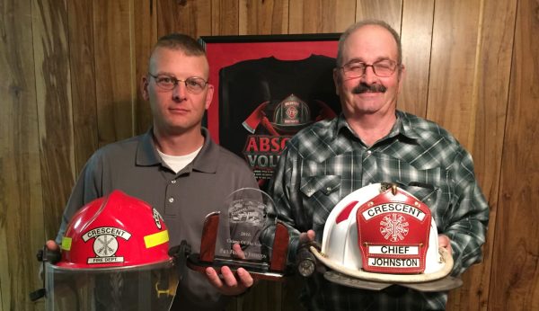 Senior Oliver Woods Uncle Paul Johnson and Grandfather Larry Johnson were first responders in Cresont, Oklahoma. They were both fire chiefs and were a huge inspirations to Wood.